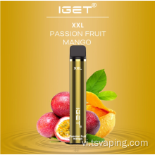 Thiết bị dùng một lần Vape 1800 Puffs IGET XXL
